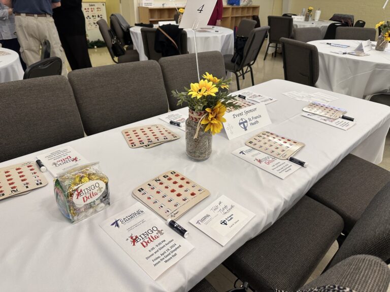 Bingo Sponsor table